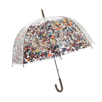 Parapluie Cloche Transparent Femme R Sistant Au Vent Ouverture