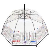 Parapluie transparent cloche - Automatique - Paris Skyline