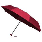 Mini Parapluie pliant - Résistant au vent - Couverture large 100 cm - Rouge bordeaux