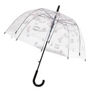 Parapluie ... cloche - transparent - femme - imprimé violet - Parfaite