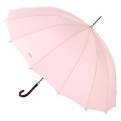 Parapluie long femme - Vogue - 16 baleines - Ouverture automatique - Diamètre 112 cm - Résistant au vent - Rose