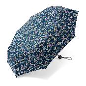 Parapluie pliant - Résistant au vent - Mille fleurs - Bleu