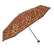 Mini Parapluie pliant pour femme - Ultra léger et compact - Imprimé léopard léger