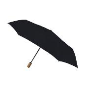 Parapluie pliant et écologique en plastique recyclé - Ouverture automatique - Noir