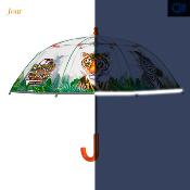 Parapluie transparent enfant - Parapluie garçon - Savannah