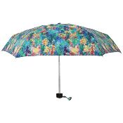 Parapluie pliant compact pour femme - Galerie verte florale