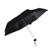 Parapluie pliant pour femme - Avec pochette assortie - Poignée ronde - Black