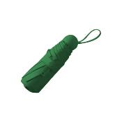 Parapluie pliant pour femme - Avec pochette assortie - Poignée ronde - Vert