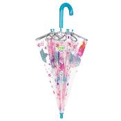 Parapluie transparent enfant - Résistant au vent - Bordure réflechissante pour être visible la nuit - Parapluie fille - Licorne