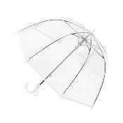 Automatique Parapluie cloche pour enfants - Transparent avec poignée blanche