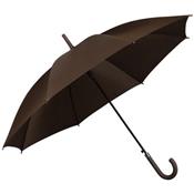 Parapluie droit - ouverture automatique - marron