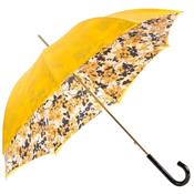 Parapluie de luxe - Handmade in Italy - Ouverture automatique - Jaune fleuri