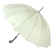 Parapluie long femme - Vogue - 16 baleines - Ouverture automatique - Diamètre 112 cm - Résistant au vent - Vert pastel