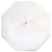 Automatique Parapluie cloche pour enfants - Bordure en forme de cœur