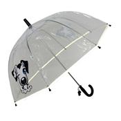 Parapluie cloche pour enfants - Chien - Bordure réflechissante pour être visible la nuit