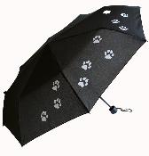 Parapluie pliant - Noir avec pattes