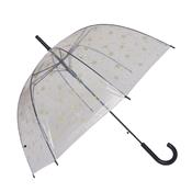 Parapluie cloche - droit - imprim d'toiles jaunes