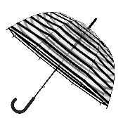 Parapluie pliant transparent Falconetti manuel résistant au vent