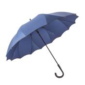 Parapluie long femme - Double baleines  - Résistant au vent - Protège des UV