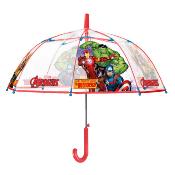 Automatique Parapluie cloche pour enfants - Parapluie garçon - Manche rouge - Avengers