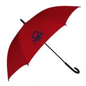 Parapluie droit - ouverture automatique - rouge