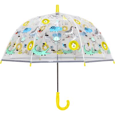 Parapluie Enfant Transparent - Parapluie Fille Et Garçon - Poignée ...