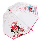 Parapluie cloche droit - transparent - imprimé Minnie Mouse