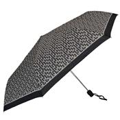 Parapluie femme - pliant - automatique - marron et noir