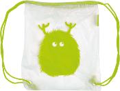 Poncho de pluie transparent et vert pour enfants de 4 à 6 ans - 74 cm de largeur et 55cm de hauteur - avec sac assorti