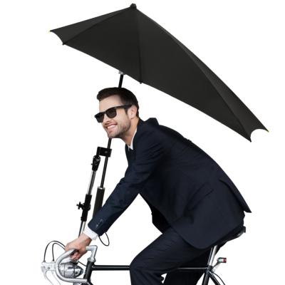 Parapluie Aerodynamique Impliva Storm avec résistance au vent jusqu'à 100 km/h avec Porte-parapluie réglable pour vélos et poussettes