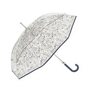 Parapluie transparent femme - Ouverture automatique - Résistant au vent - Motifs Paisley verts