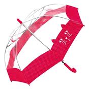 Parapluie enfant automatique - Résistant au vent - imprimé chat rouge