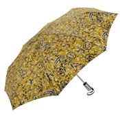 Parapluie pliant femme imprimé fleurs - Ouverture et fermeture automatiques - Jaune