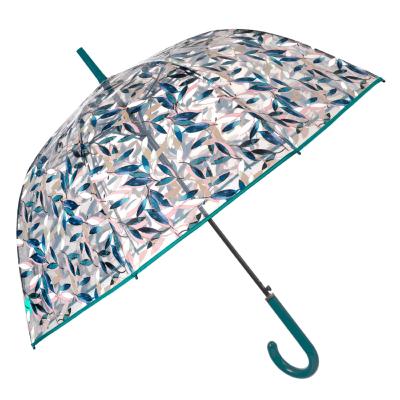 Automatique Parapluie cloche pour femme - Feuillage vert